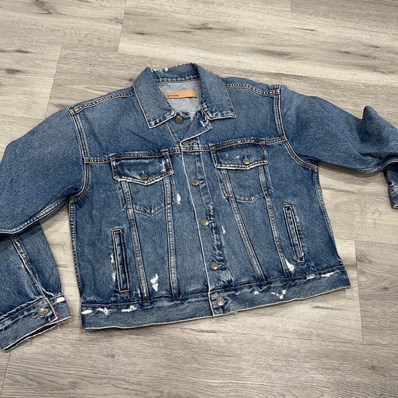 NEW GRLFRND Denim Kim Boyfriend Trucker Jacket - Picture 5 of 7